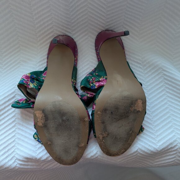 Betsey Johnson The Rumors Floral Dress Sandal Slip-On Mules Size 8.5 - Picture 10 of 10